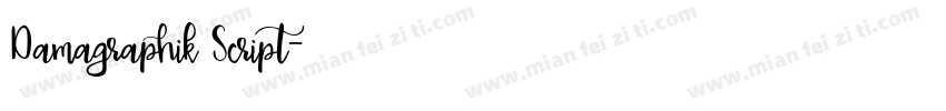 Damagraphik Script字体转换